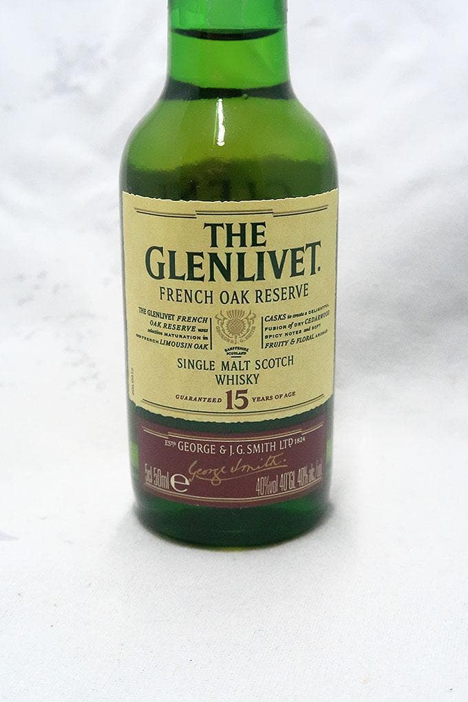 グレンリベット １５年 フレンチオークリザーブ ミニチュアボトル