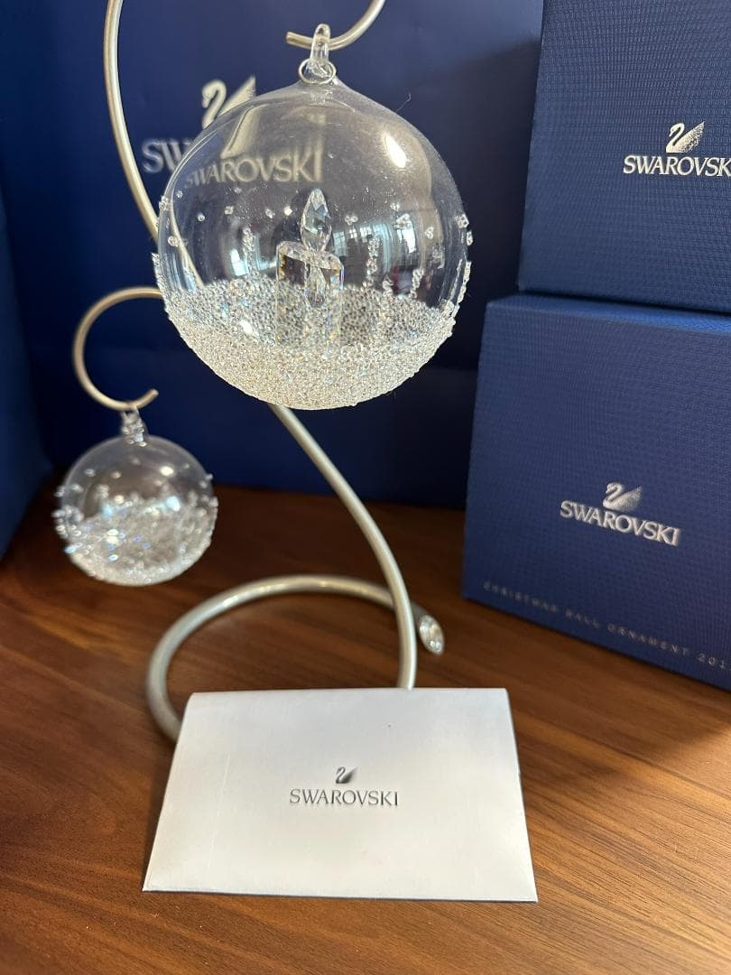 Swarovski 2017 クリスタルオ年 Xmasオーナメント 3点 完品