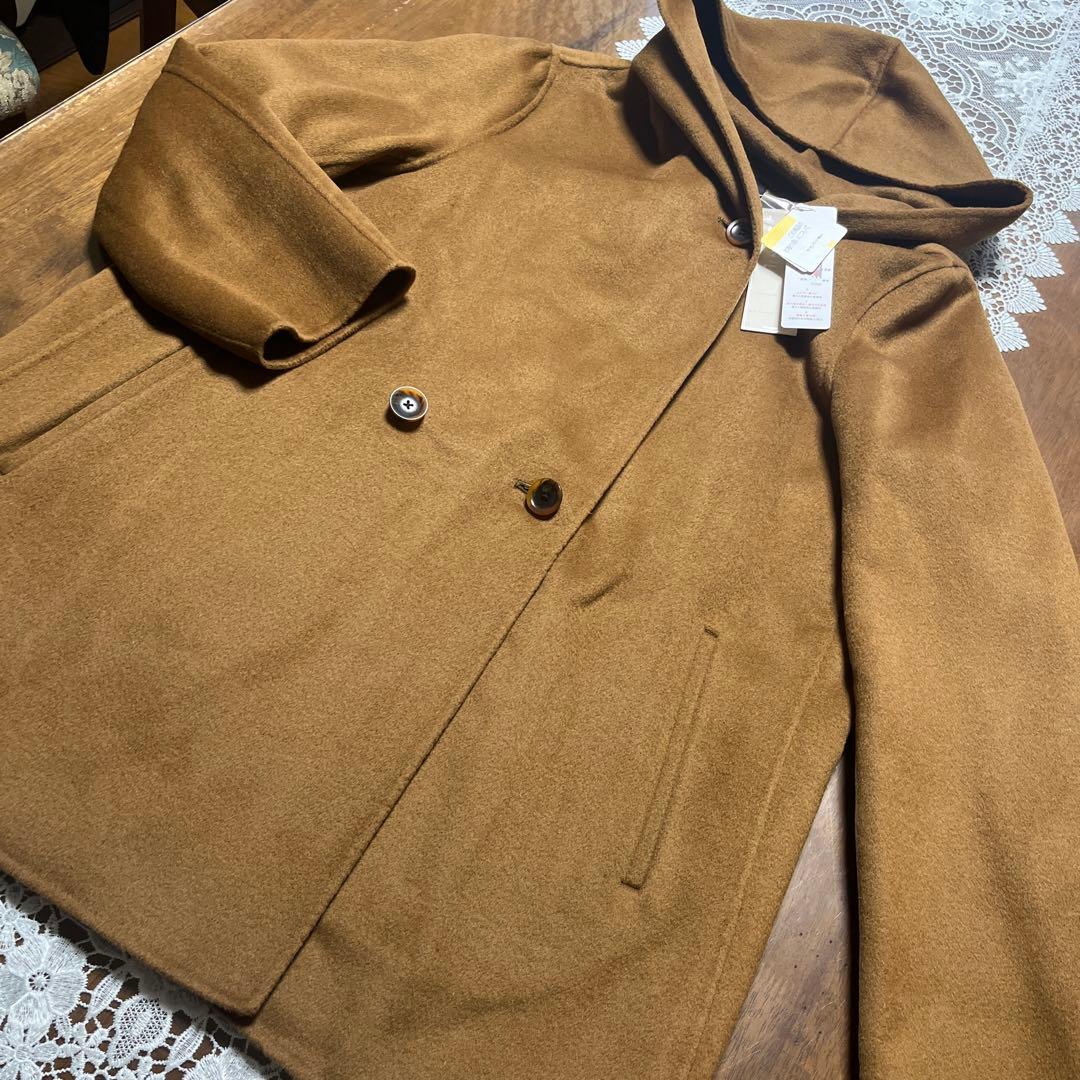新品タグ　未使用　大きいサイズ44 23区　アンゴラ混コート