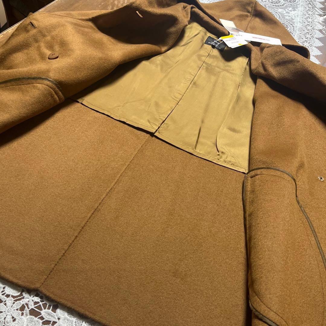 新品タグ　未使用　大きいサイズ44 23区　アンゴラ混コート