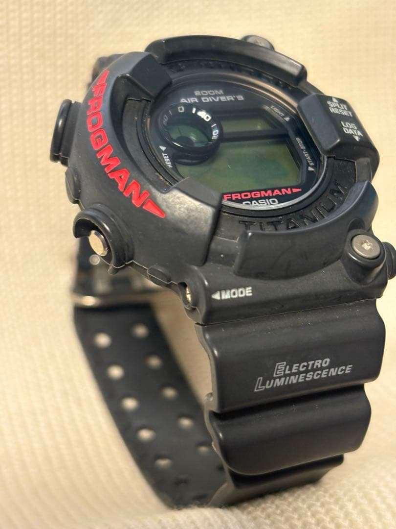 G-SHOCK FROGMAN チタン ブラック　DW-8200 フロッグマン