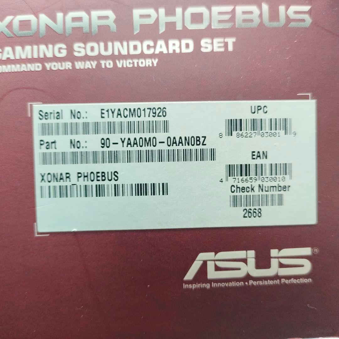 【美品】ASUS ROG Xonar Phoebus solo サウンドカード
