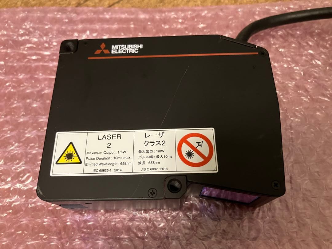 三菱電機　レーザ変位センサコントローラユニット　2セット4入力分