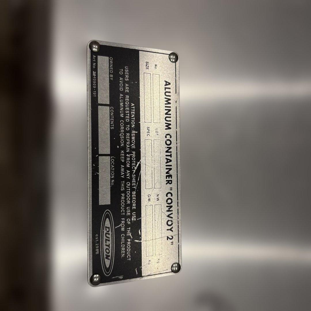 PULTON アルミニウムコンテナ CONVOY 2