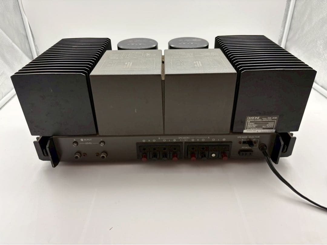 DIATONE DA-A10 ステレオパワーアンプ　通電確認済み オーディオ機器