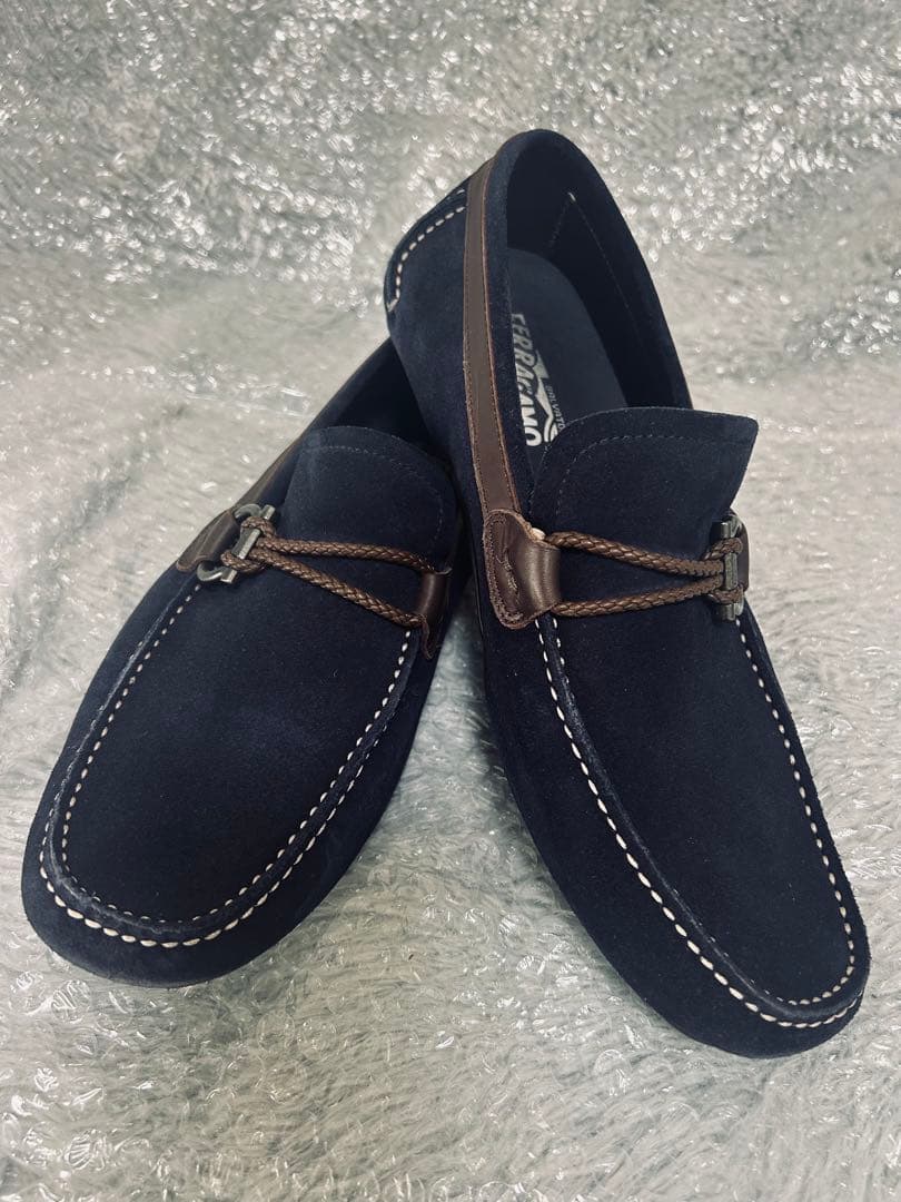 一時値下げ❗️【27.0】サルヴァトーレ フェラガモ ドライビングシューズモカシン