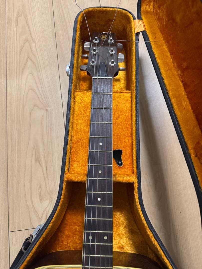 希少 YAMAHA ビンテージ アコースティックギター FG-300J 黒ラベル