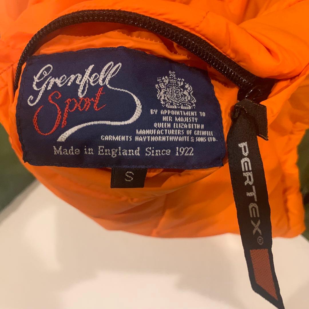 英国製ヴィンテージ・グレンフェルスポーツ.ナイロンリバーシブルパーカー・S