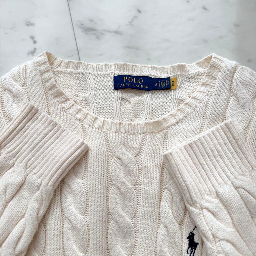 【現行】POLO RALPH LAUREN ポロラルフローレン ケーブル ニット