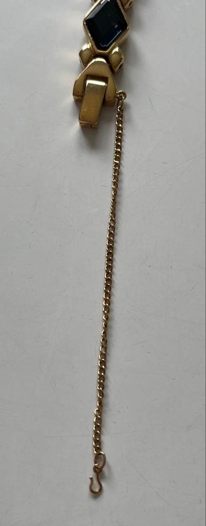 THE FRANKLIN MINT ゴールド ブラック ブレスレットウォッチ