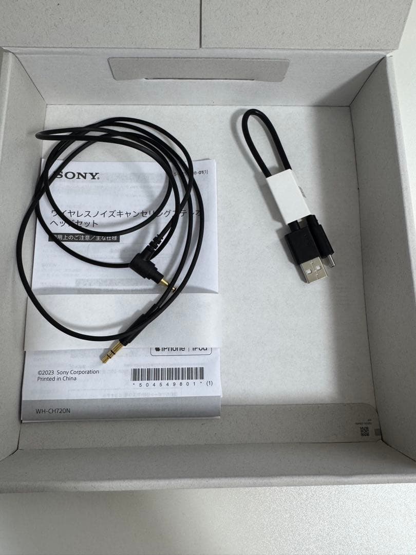 SONY wh-ch720n ヘッドホン