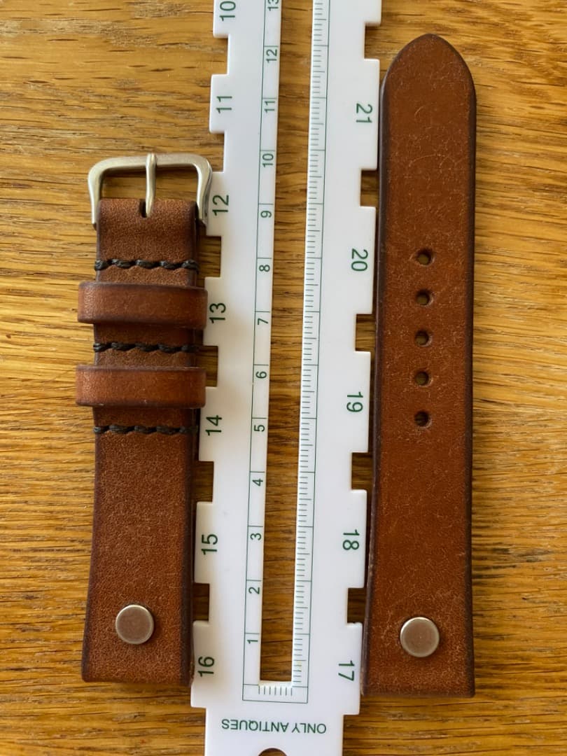 【新品同様】ストーンウォール　Flieger Strap　20mm　ヴィンテージ