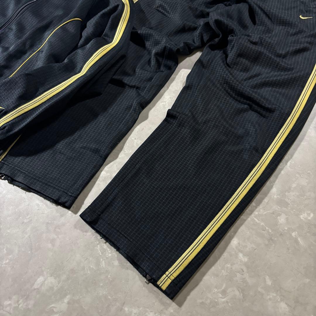 00s OLD NIKE セットアップ 黒金 y2k トラックジャケット
