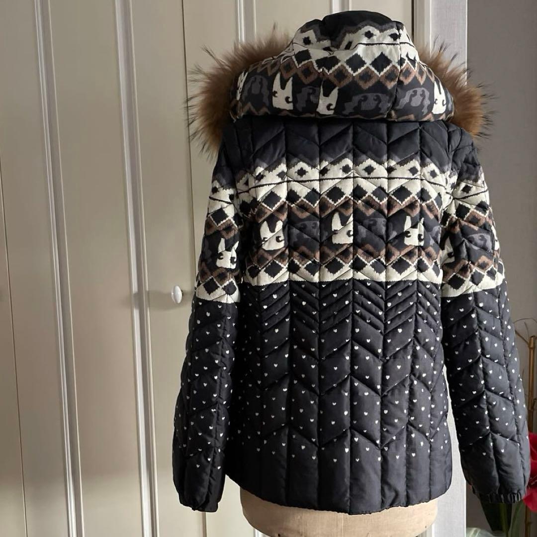 MU sports ファーダウン ウエサコ フードファー腕部分取外し可能 ゴルフ