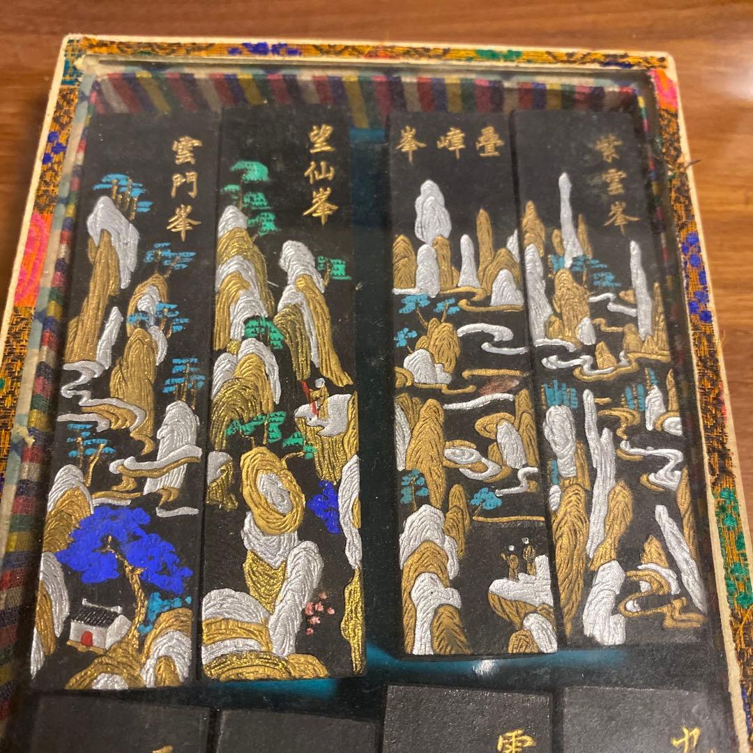 中国の墨、八個セット