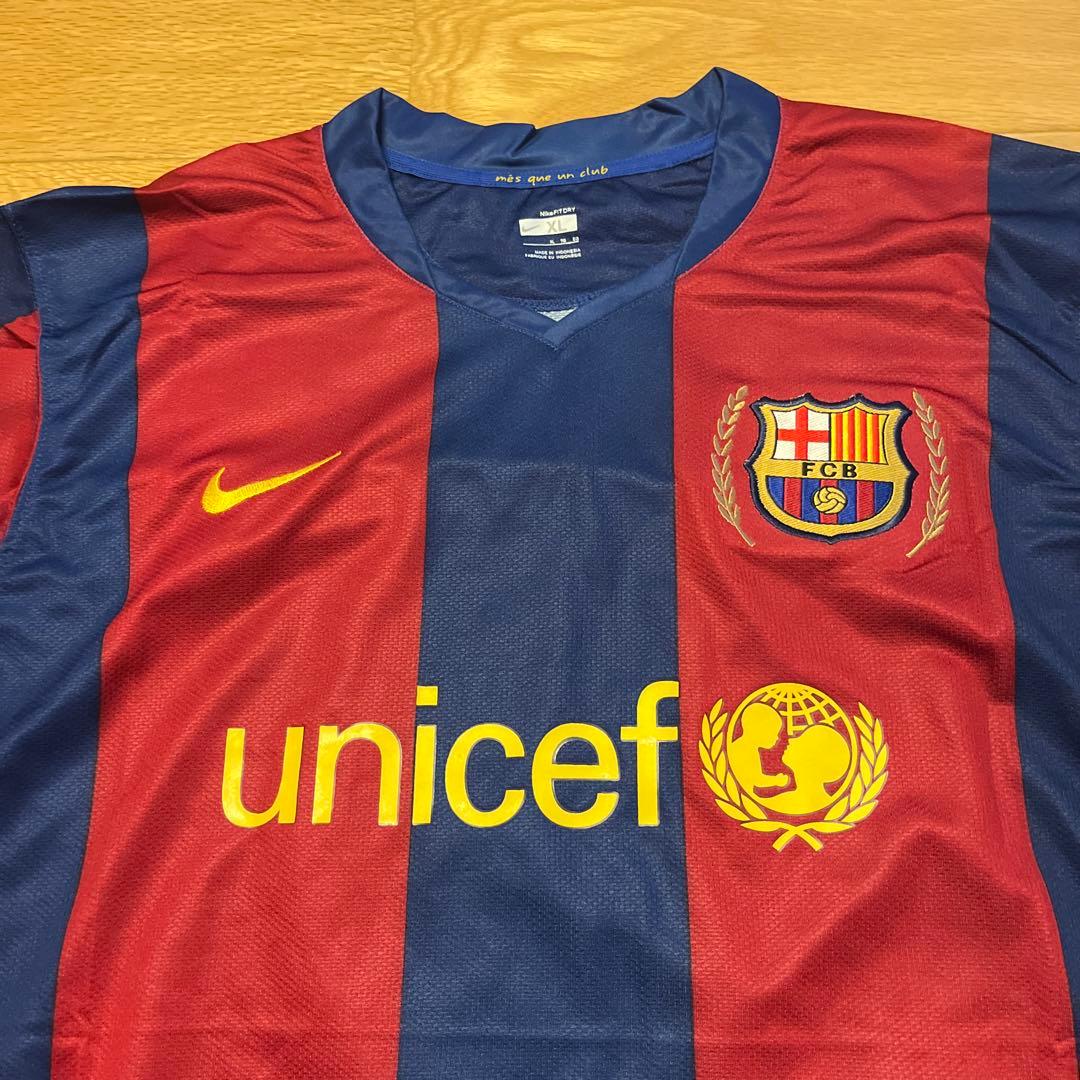 新品 未使用 ゲームシャツ RONALDINHO ロナウジーニョ バルセロナ