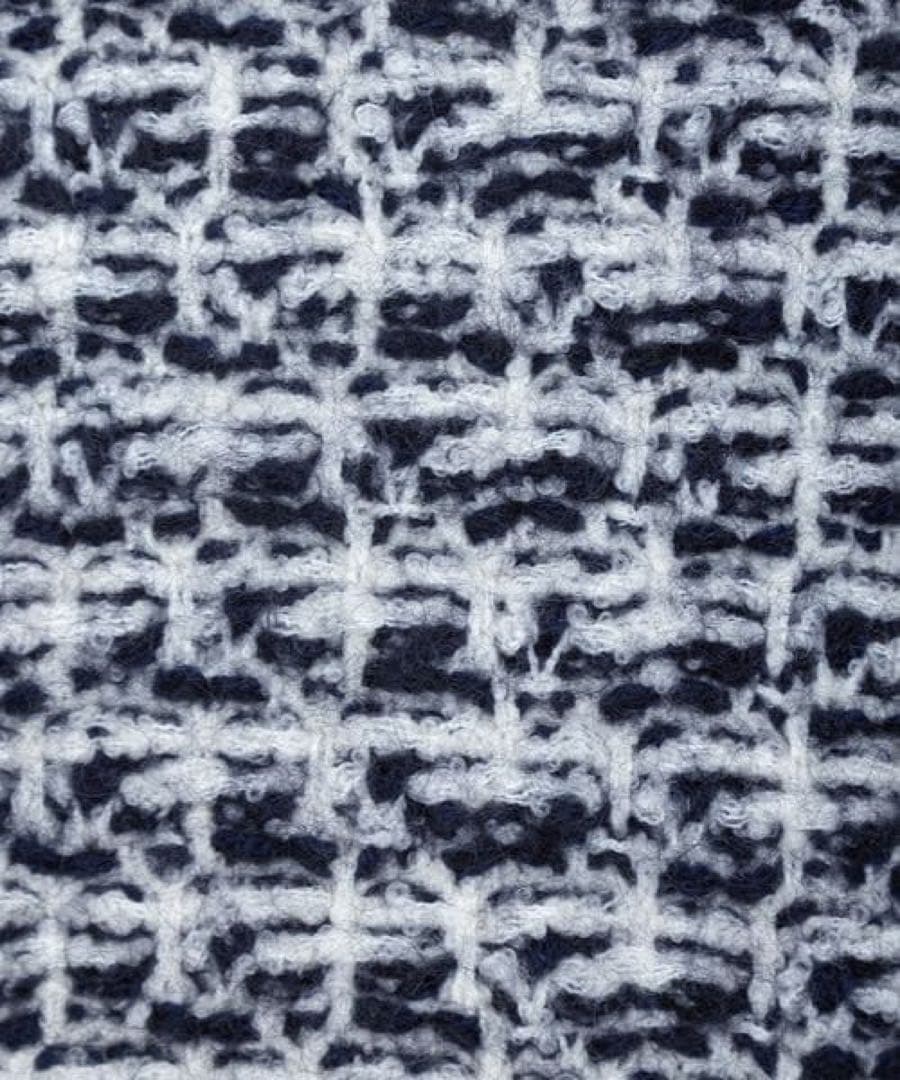 p*@様 セール中！【新品】DRAWERツイードノーカラーニットジャケット