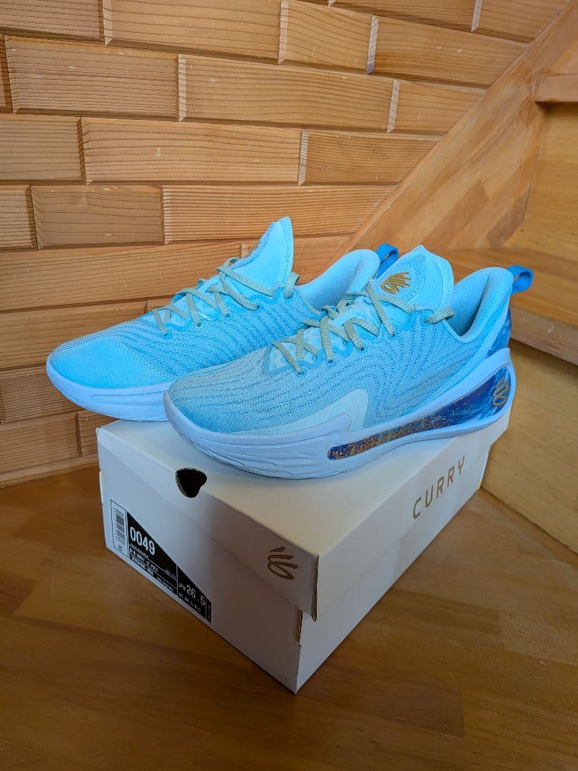 Curry 12 【PISCES】26.5㎝　カリー12　水色　アンダーアーマー