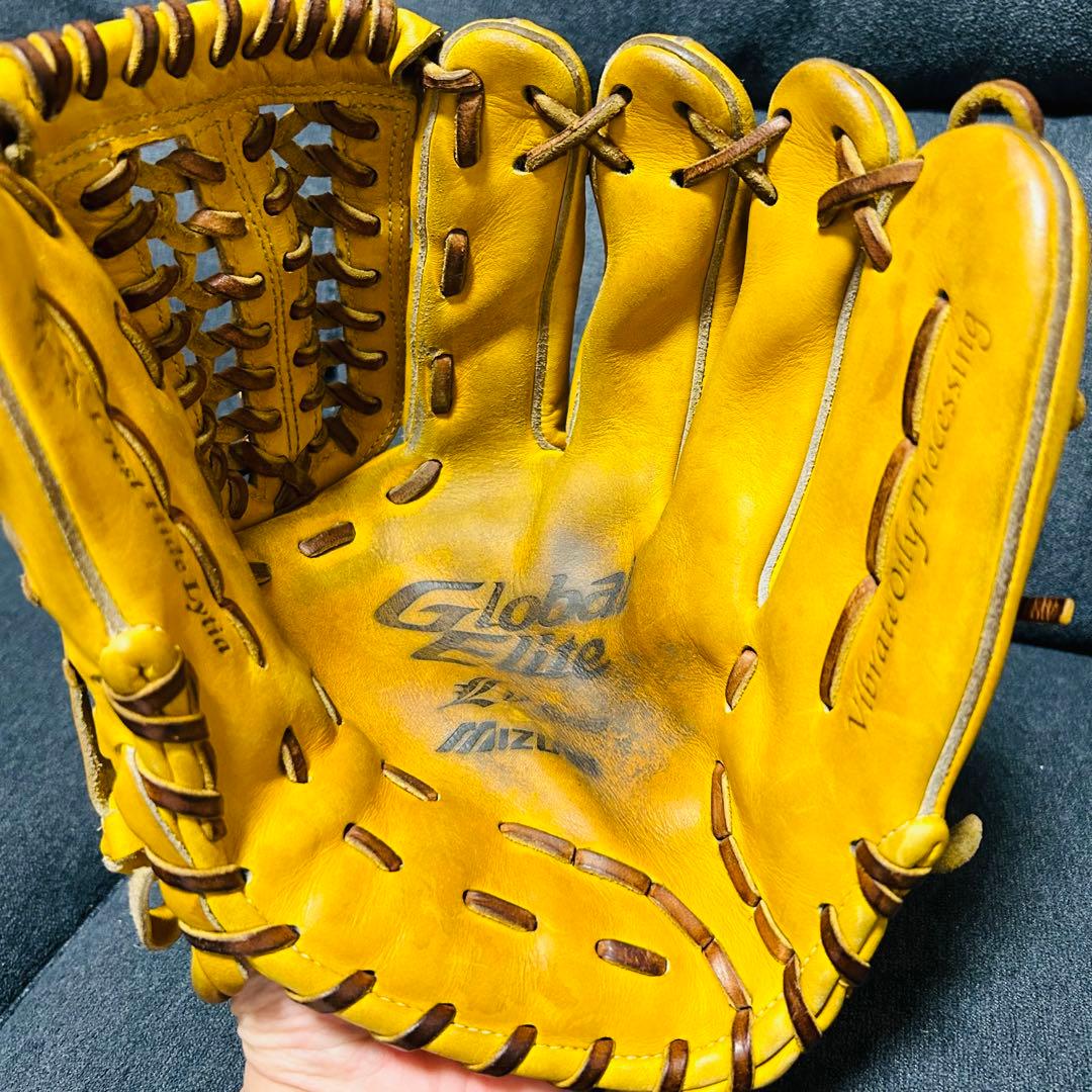 ミズノ グローバルエリート 一般軟式内野用グローブ　Lv 超人気
