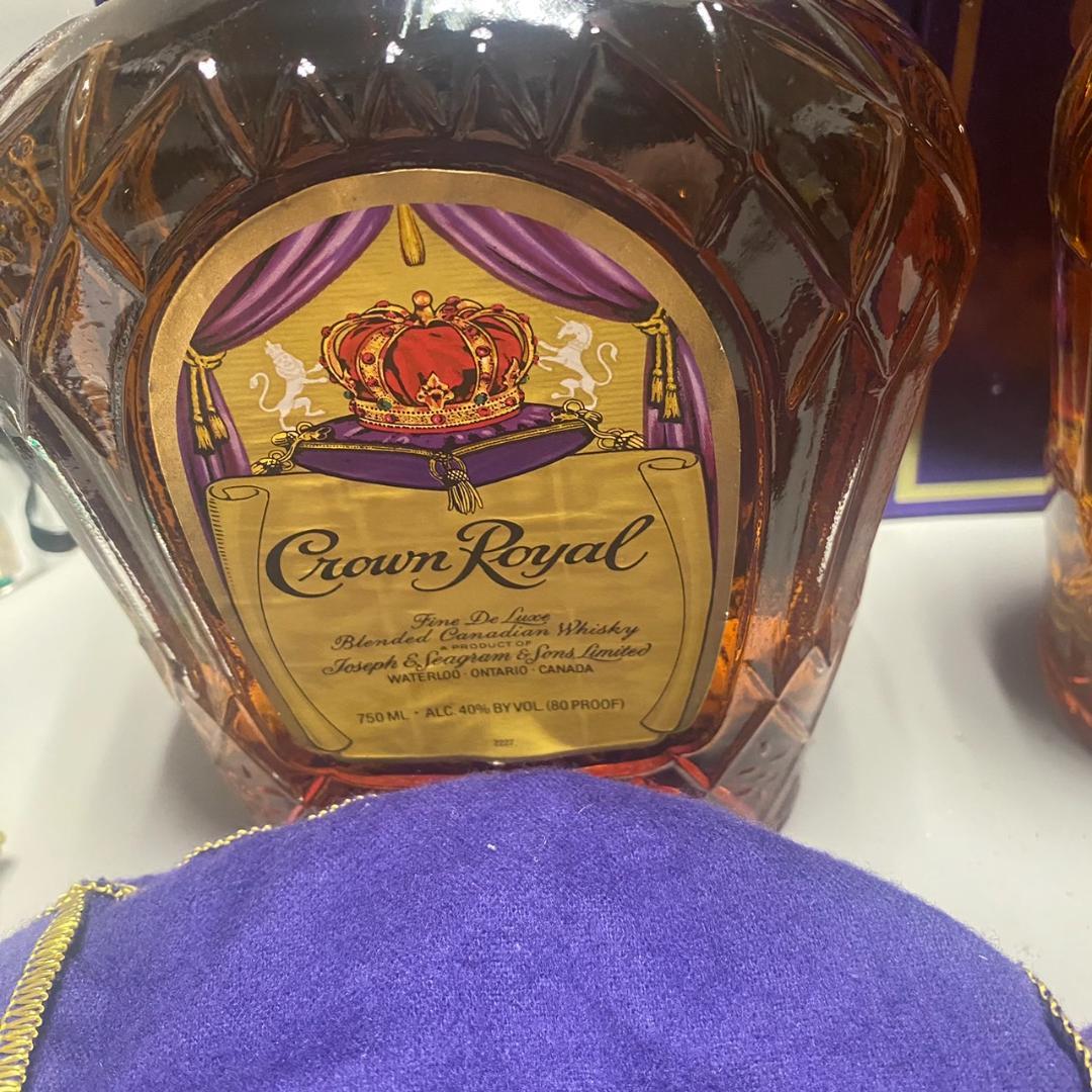 240909Q　２本まとめ 古酒 1978年紙封 クラウン ロイヤル ウイスキー