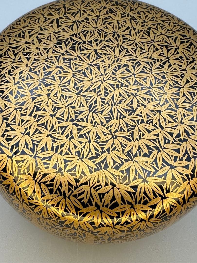 茶道具　棗　川瀬表完　竹林蒔絵