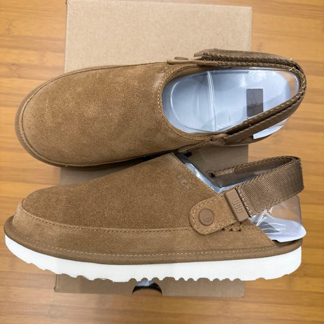 新品未使用　UGG アグ ゴールデンスター クロッグ チェストナッツ 24.5