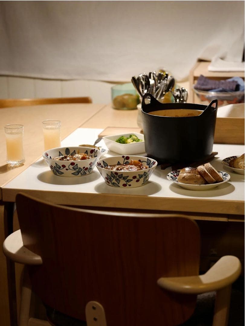 ARABIA Runo フロストベリー 17cm ボウル 2個セット