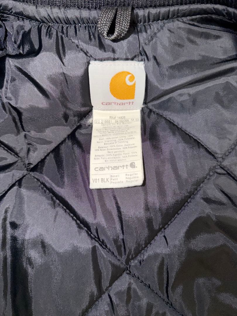 Carhartt BLK ブラックベスト　ダッグ生地