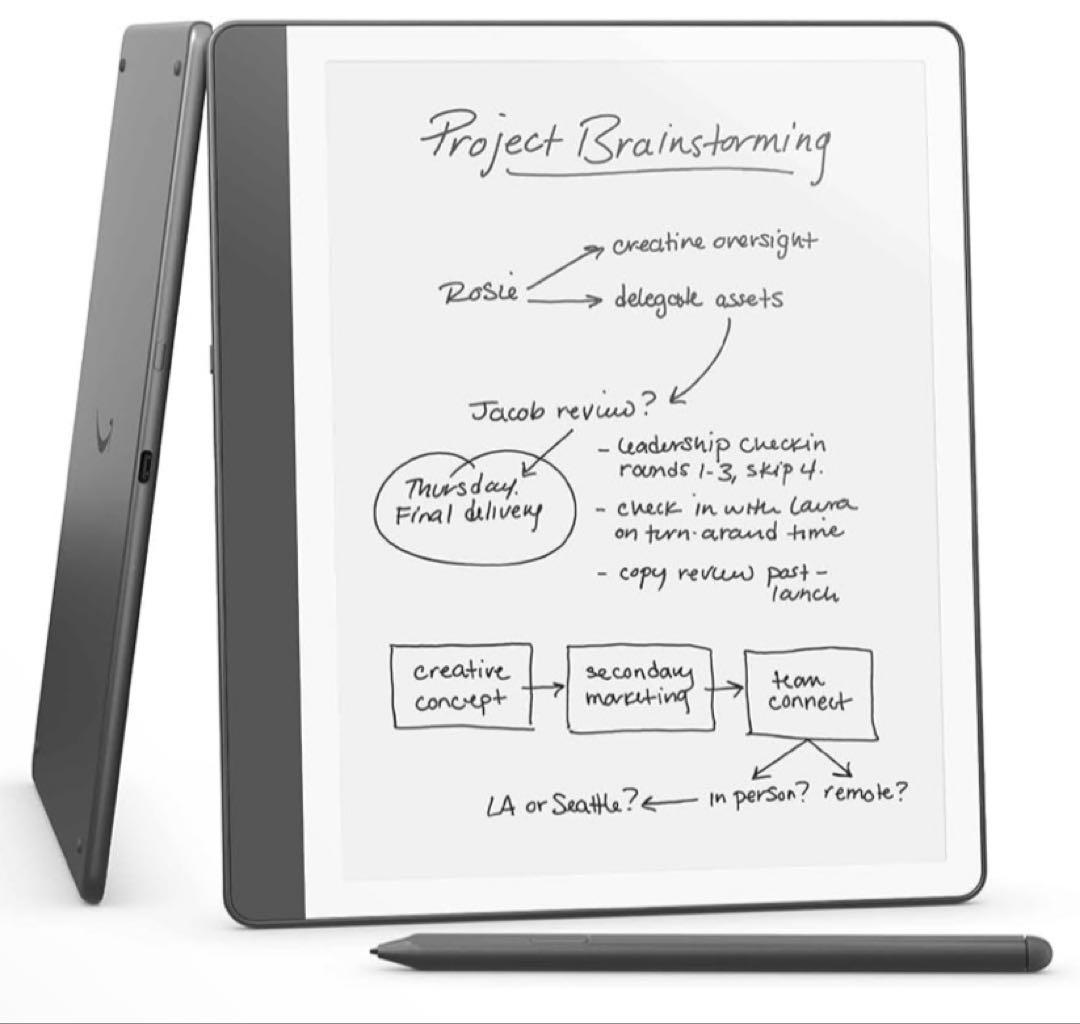 電子書籍リーダー本体 New KindleScribeNotebookDesign 10.2 16GB