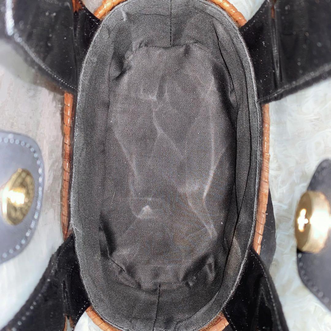 ★本日削除★未使用級　ヴィオラドーロ　PVC×ラタン　　カゴバッグ　2way