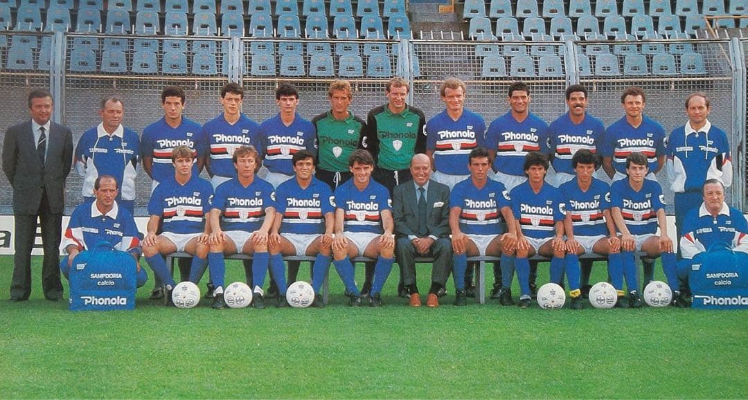 【新品未使用】イタリア製 エネーレ サンプドリア86/87一点限りユニフォーム