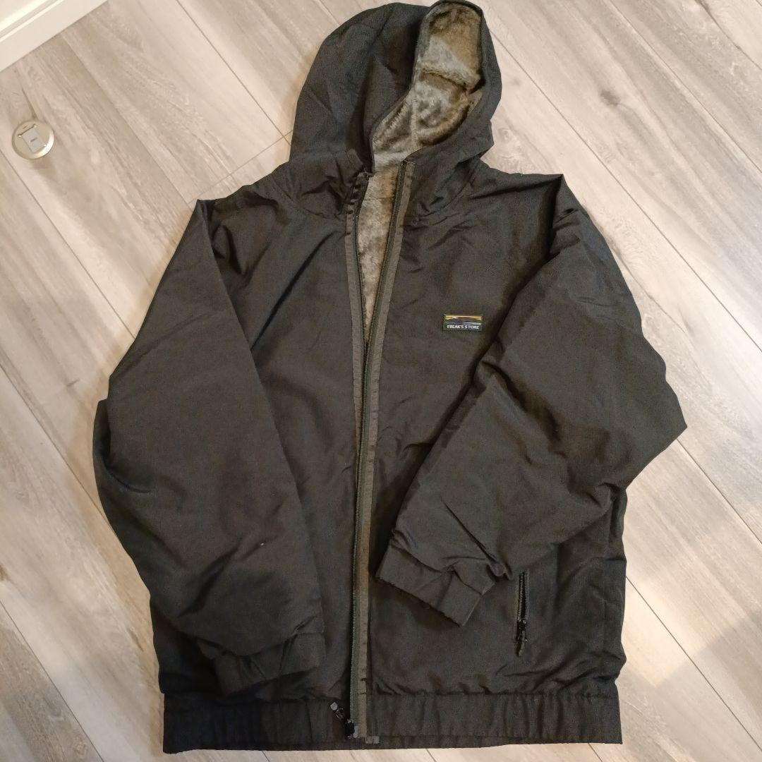 フリークスストア　リラックスフィット ナイロン フリース リバーシブルブルゾン