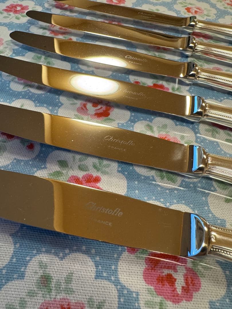 Christofle テーブルナイフ 6本セット