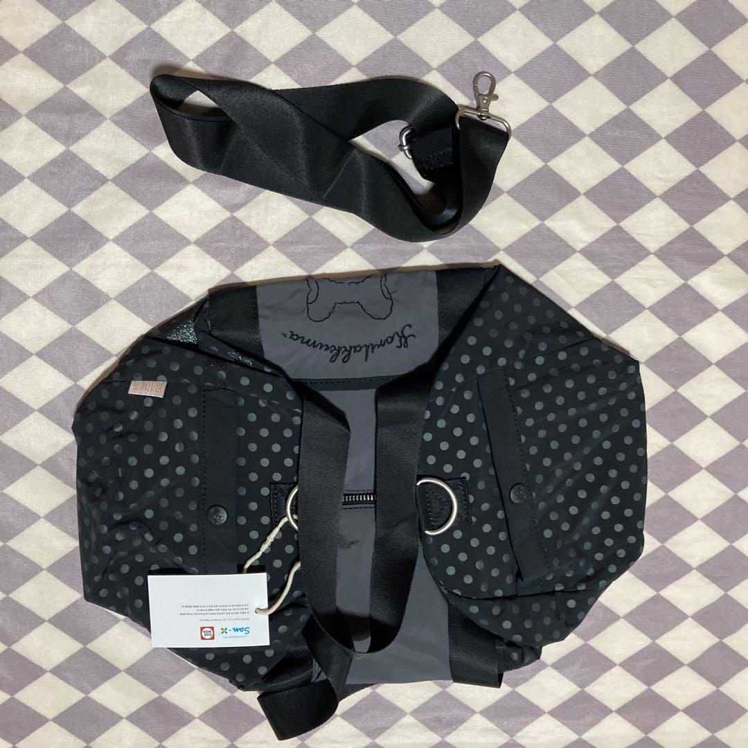 hugyourskin ポルカドット ショルダーバッグ