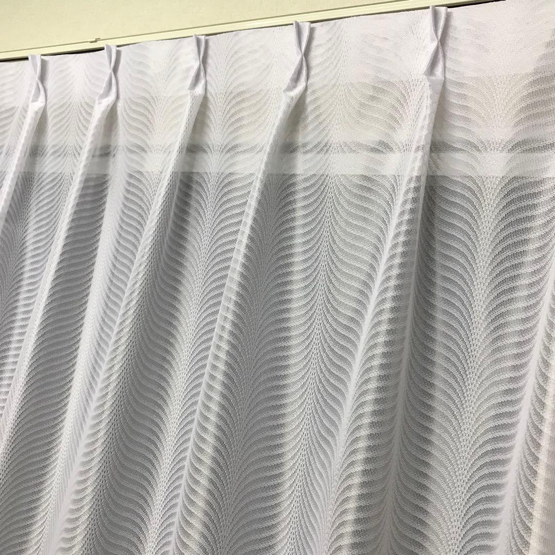 ミラーレース　カーテン　幅200cm×丈218cm2枚