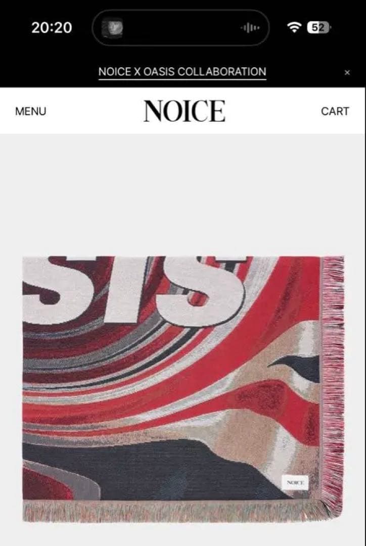 OASIS × NOICE ユニオンジャック ブランケット 韓国限定