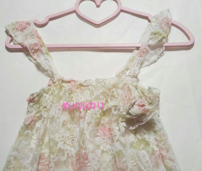 LIZ LISA リズリサ 総レース キャミソール チュニック お花付