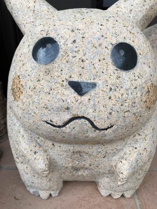 石像 インテリア 庭石