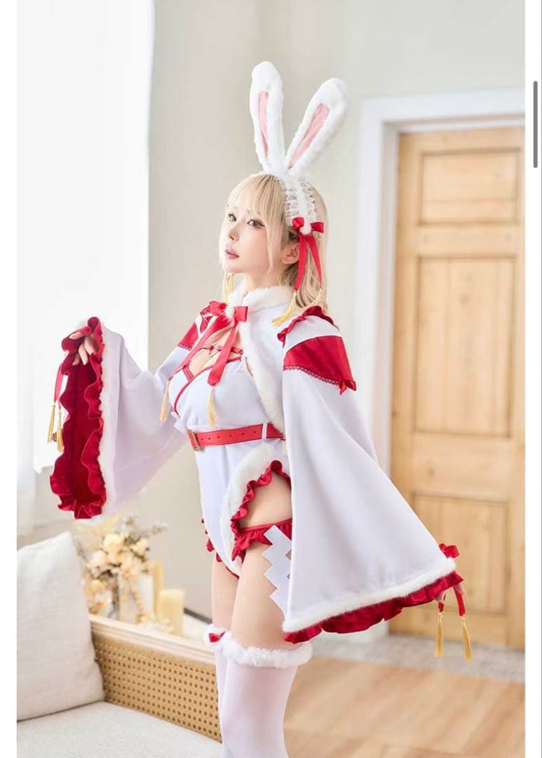 ハイシェイプセクシー巫女バニー《オリジナルコスプレ9点セット》Malymoon