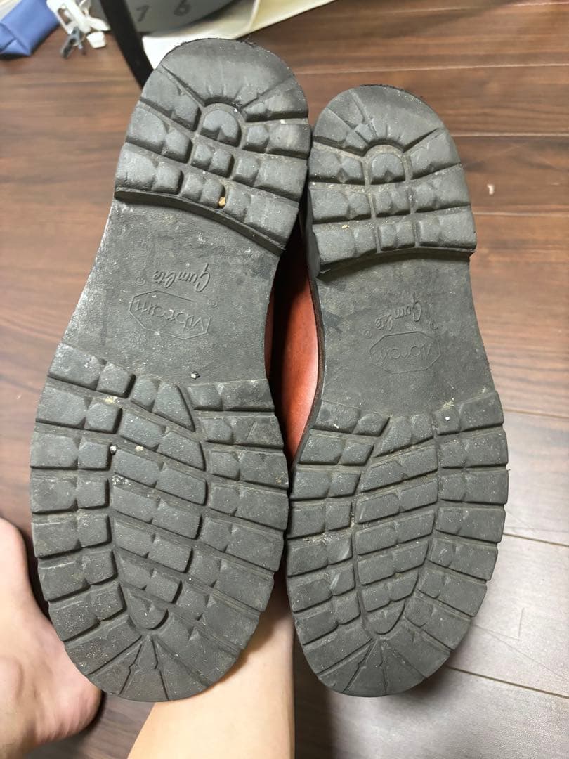 llbean vintage 革靴 デッキシューズ