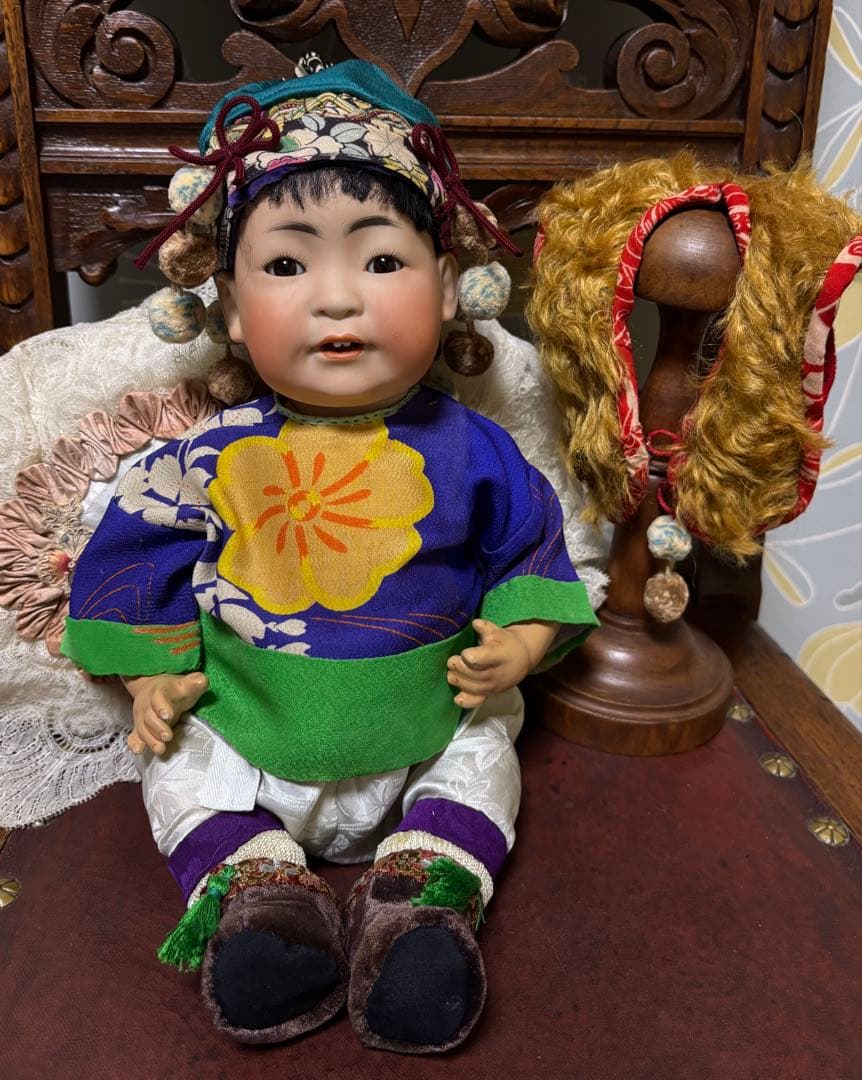 アンティークビスクドール JDケストナー アジアンベビードール243