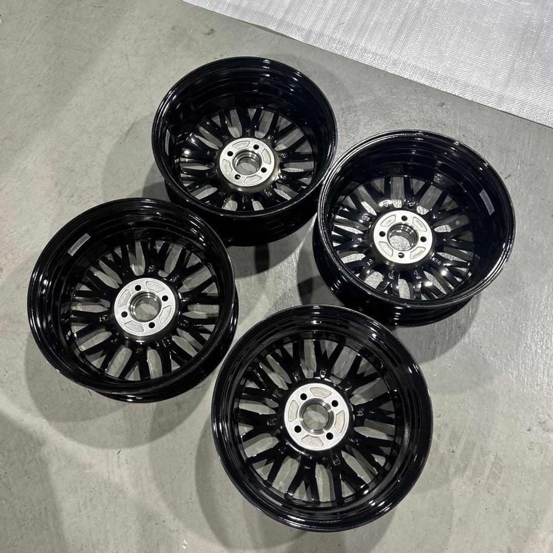 16インチ クローム ブラック ホイール 4本セット