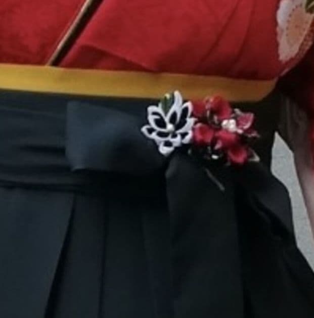 卒業式袴飾り 帯飾り 髪飾り