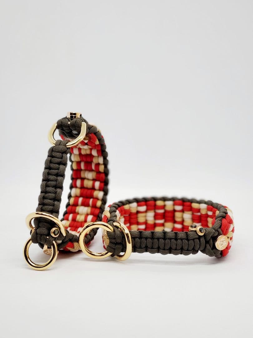 カラーを楽しむ 四色モザイクチョーカー