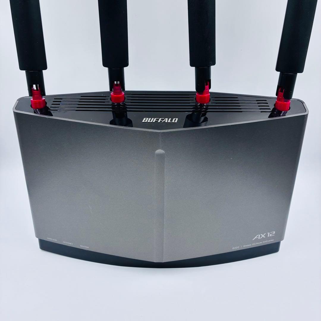 バッファロー　高性能　Wi-Fi6ルーター WXR-6000AX12S