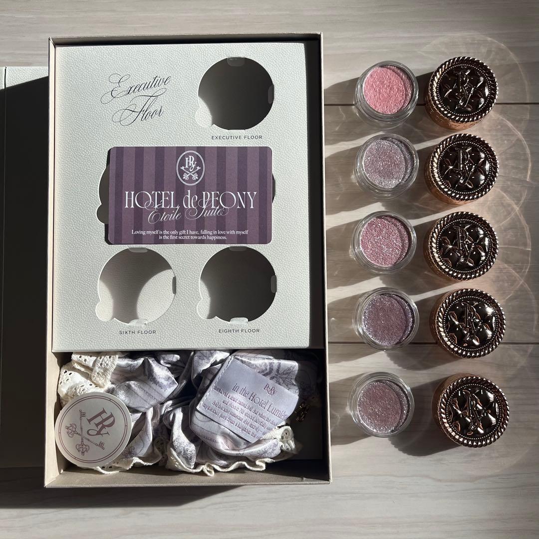 ゆ*読様 HOTEL de PEONY パウダーアイシャドウ 6色セット