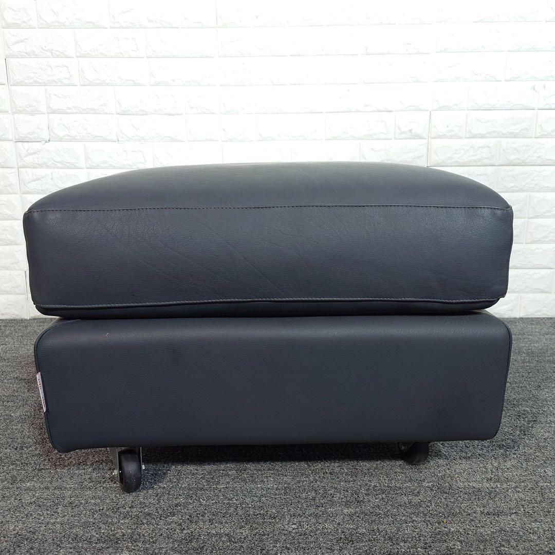 FLEXFORM オットマン スツール ソファ レザー インテリア C040