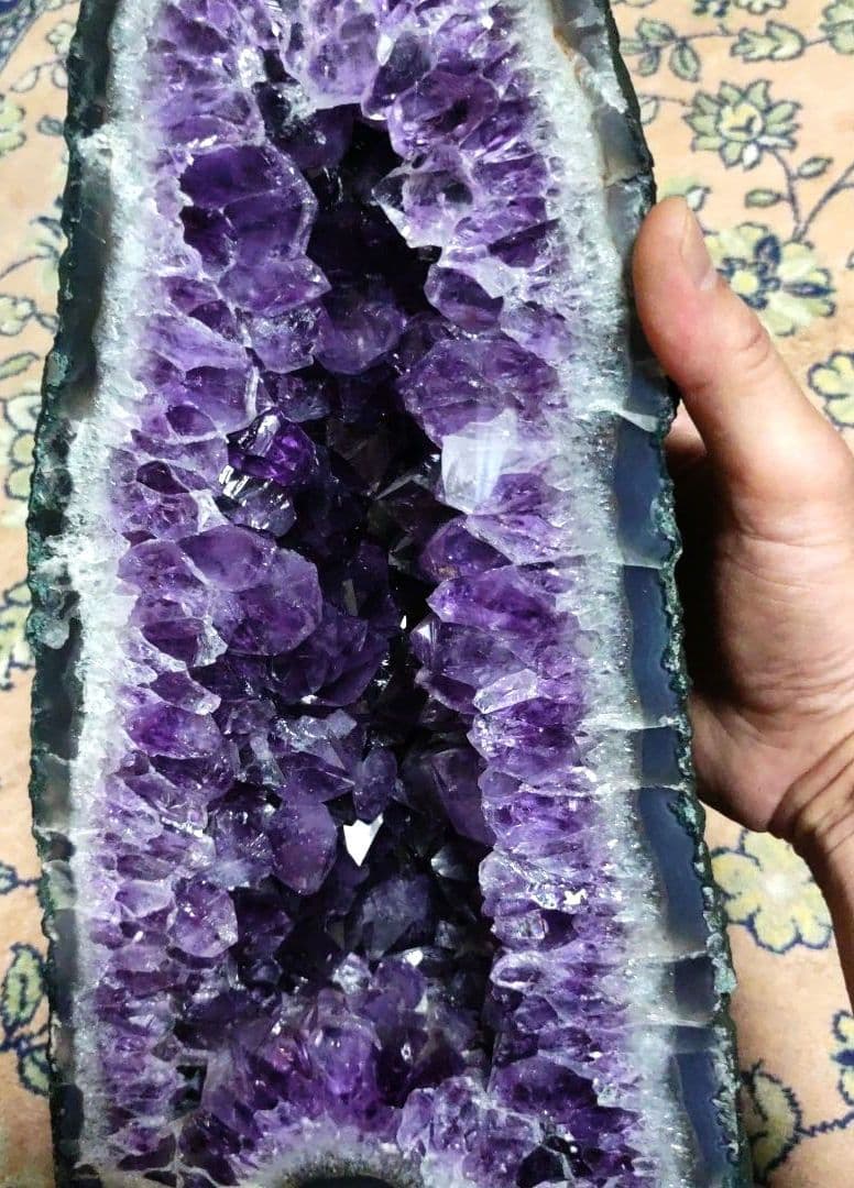 アメジストドーム 台座付き＋化粧箱