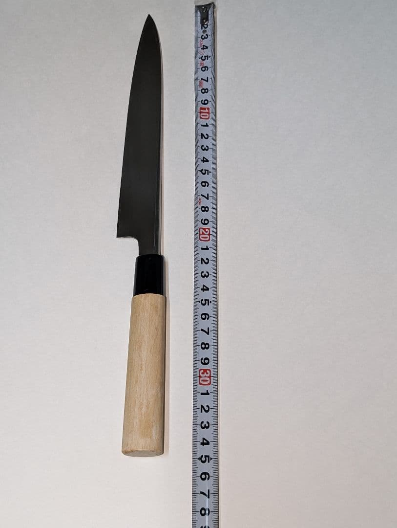 【柳刃包丁】手造り　打刃物　兼久作　純日本鋼　吉金刃物製作所　刃物鍛冶