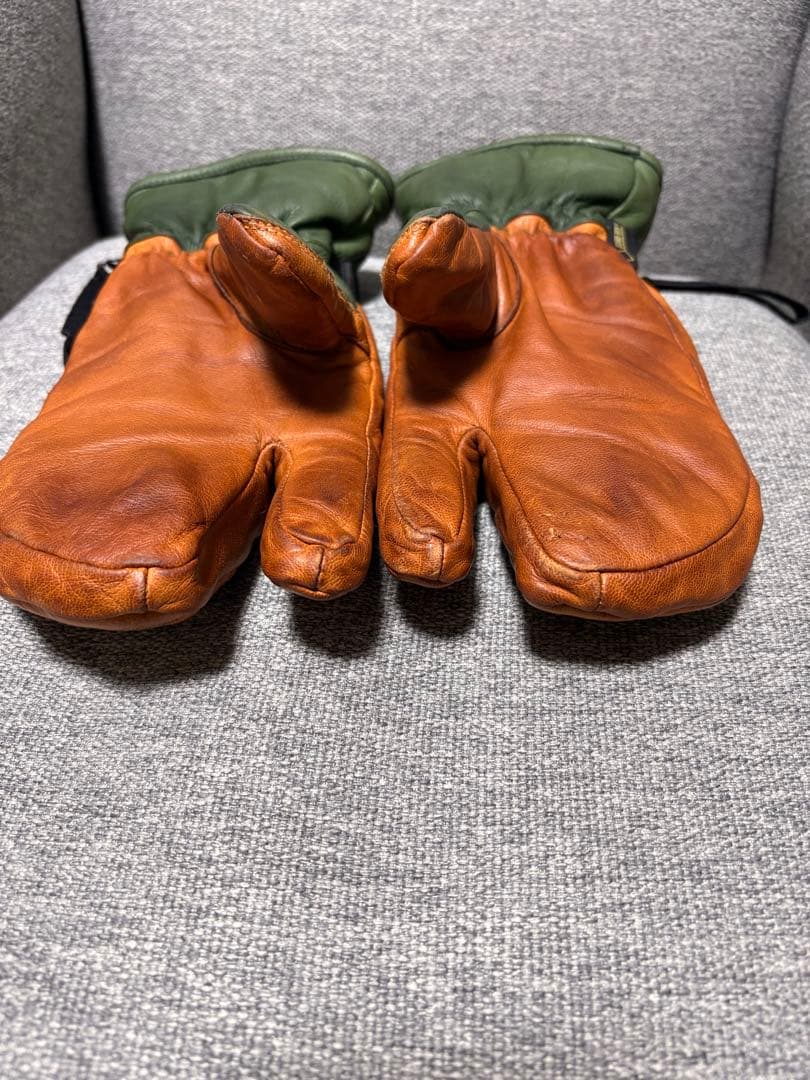 HESTRA グローブ スノーボード 3フィンガーレザーグローブ　サイズ７